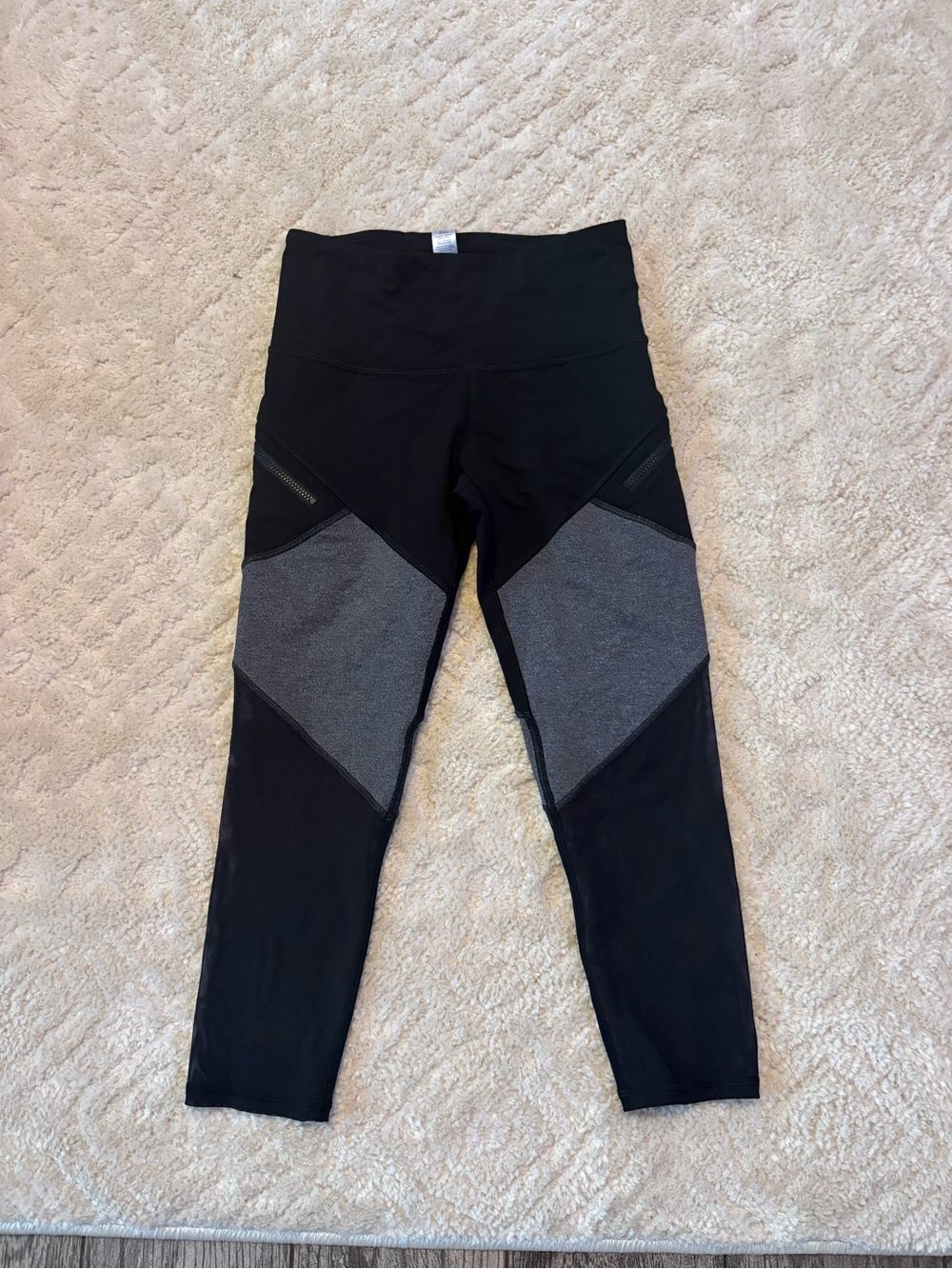 Ivivva Black Leggings with Logo Waistband